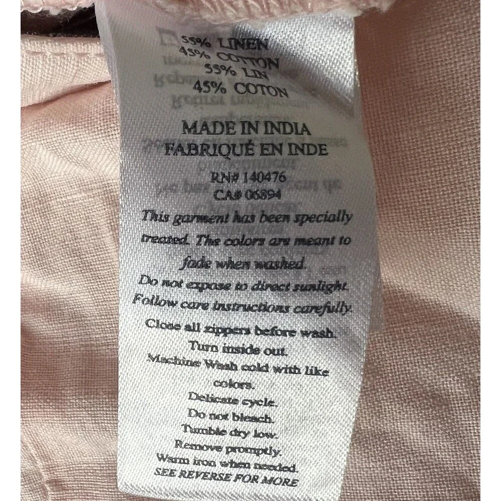 Faherty Malibu Shorts Men‎ 44 Summer Pink Linen Walking Casual Golf 9